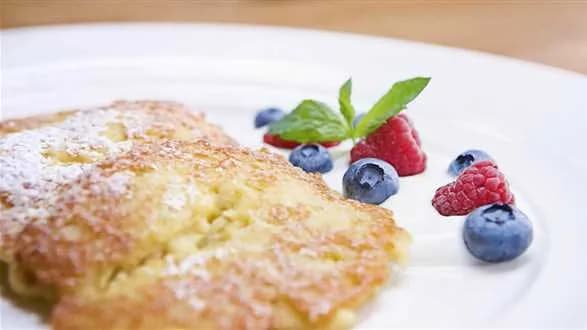 Placuszki jaglane z jabłkami