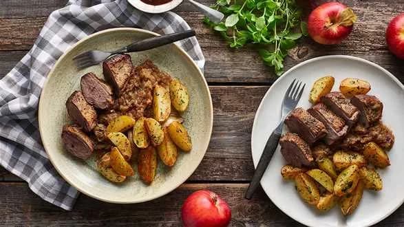 Śliwkowe piersi gęsi